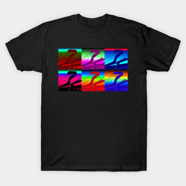 Monorail super modern art T-Shirt by dltphoto